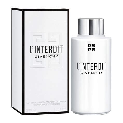 l'interdit givenchy hidratante|Givenchy intense.